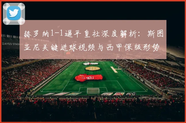 赫罗纳1-1逼平皇社深度解析：斯图亚尼关键进球视频与西甲保级形势最新分析